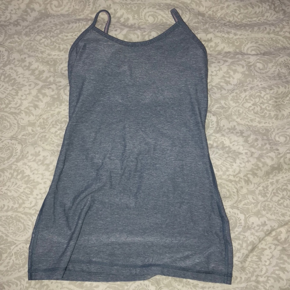 Blueish/grey lululemon power y tank